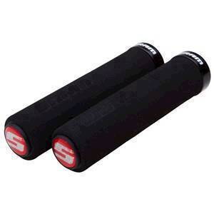 SRAM Locking grips foam 129mm black with Single black Clamp and handlebar ends