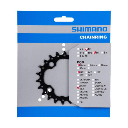 Shimano Chainring 22 teeth FC-M660/617 SLX/Deore