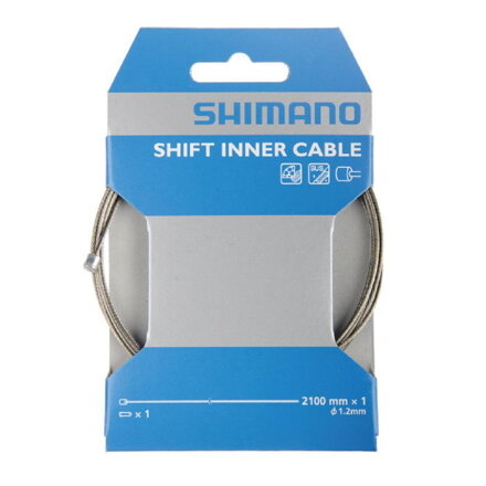 Shimano Shift cable 1.2x2100mm stainless steel