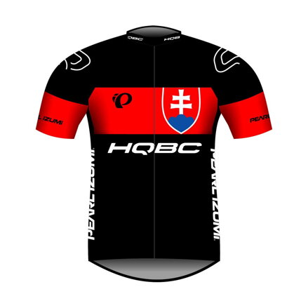 HQBC Jersey QPI SK TEAM 2021 short sleeve black/red