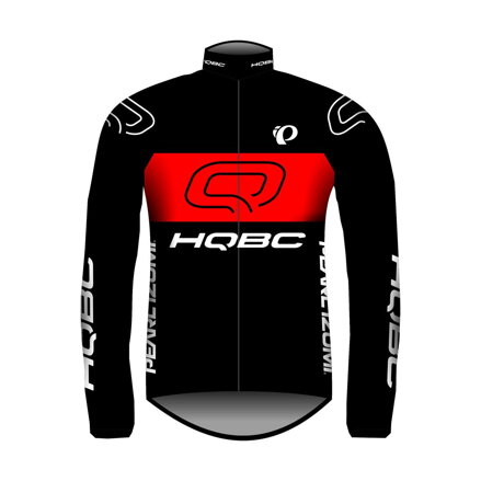 HQBC QPI TEAM 2021 windproof jacket black/red