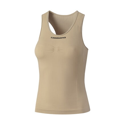 SHIMANO Women's T-shirt VERTEX SL BASE LAYER pale brown