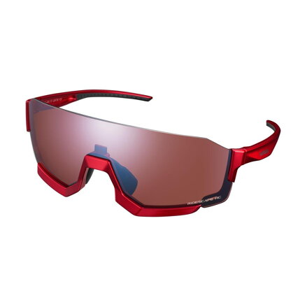 SHIMANO Aerolite2 Metallic Red Ridescape High Contrast Glasses