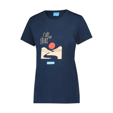 SHIMANO T-Shirt Women'S Graphic Tee Navy Blue / Size: L