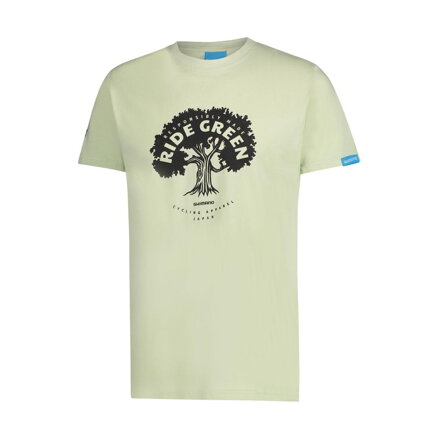 SHIMANO T-Shirt Graphic Tee Pale Green / Size: M