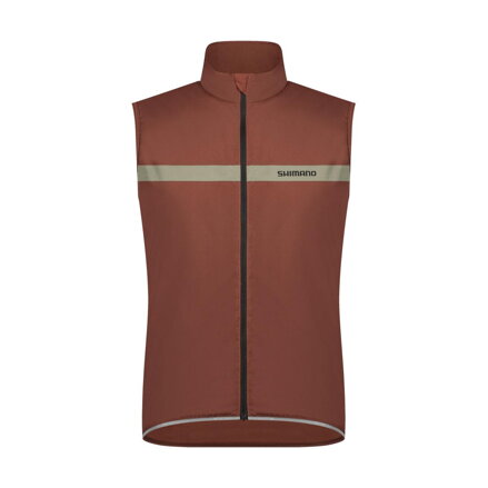 SHIMANO Vest EVOLVE WIND INSULATED brown