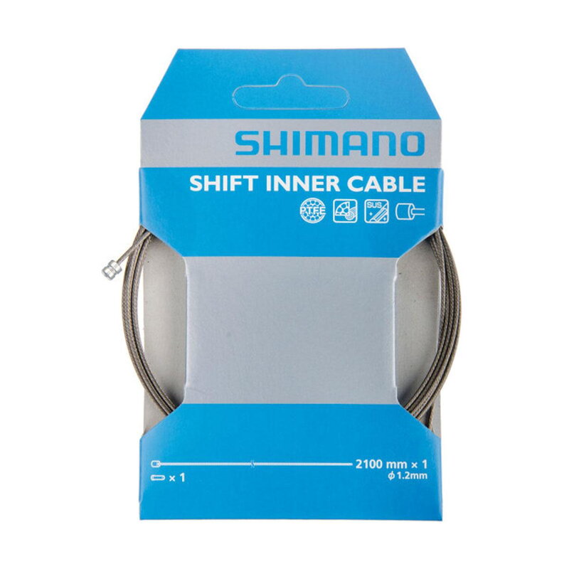 Shimano Shift cable 1.2x2100mm stainless +